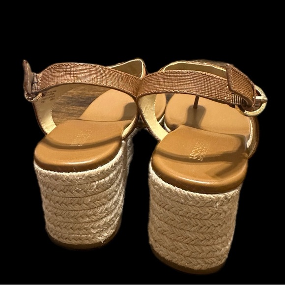 Michael Kors Women's Laney Thong Espadrille Wedge Sandals - Picture 7 of 9